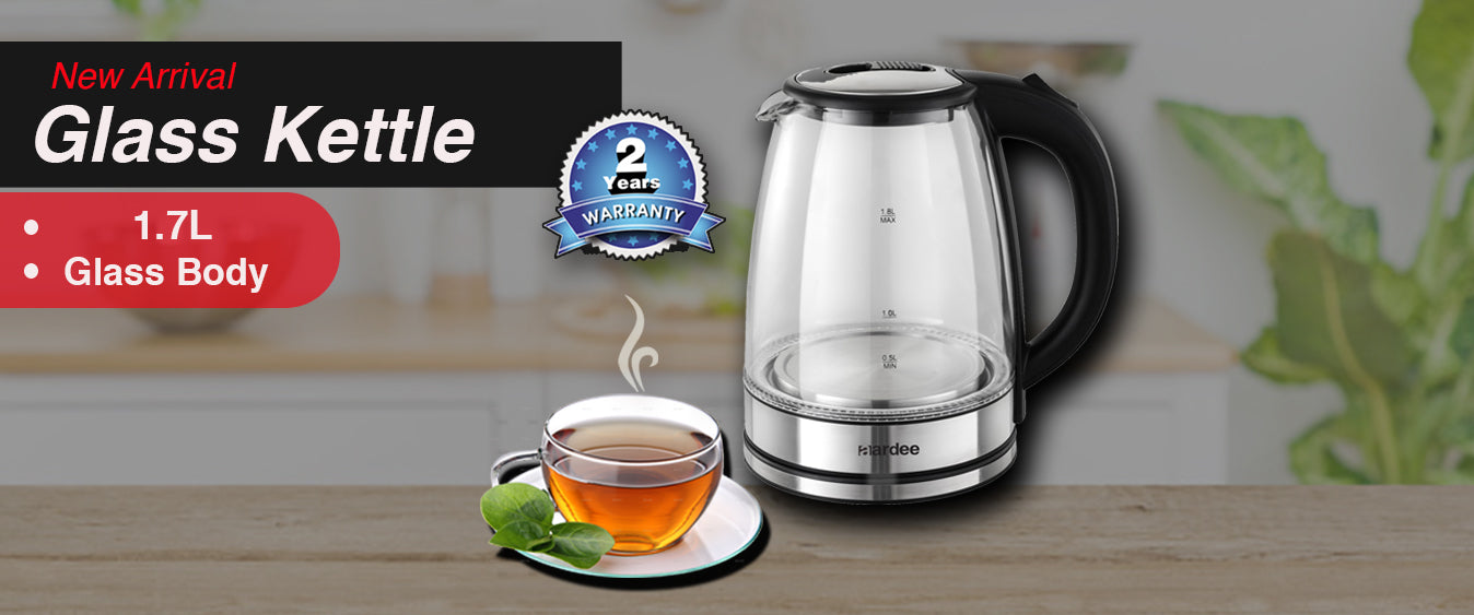 1.8 Litre Best Electric Kettle with Glass Body