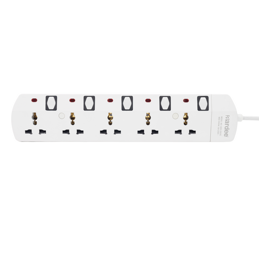 5 way 5 meter Extension Socket with 2000 watts power