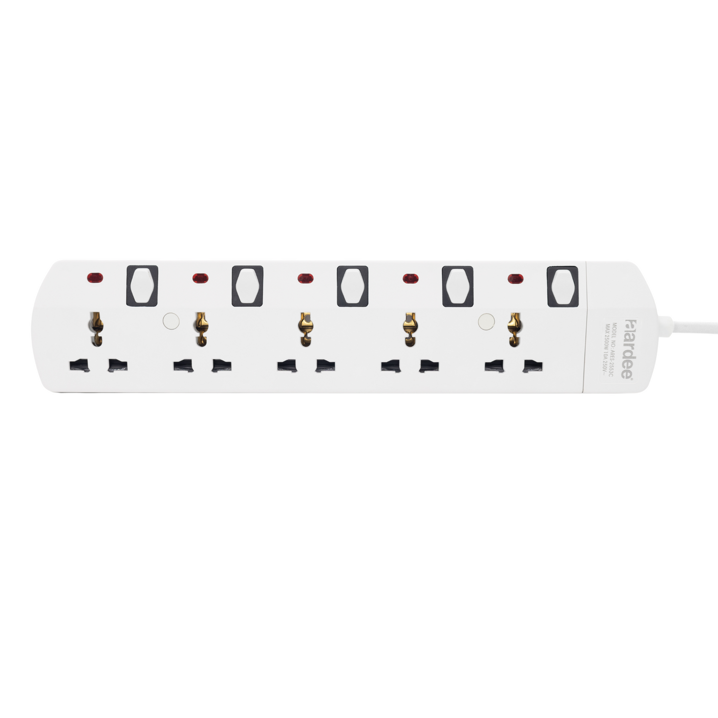 5 way 3 meter Extension Socket with 2000 watts power