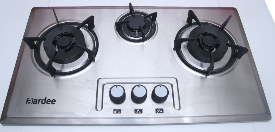 3  burner stainless steel Gas stove 